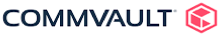 Logo of Commvault, a data management and protection software company.