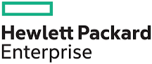 Hewlett Packard logo on a white background